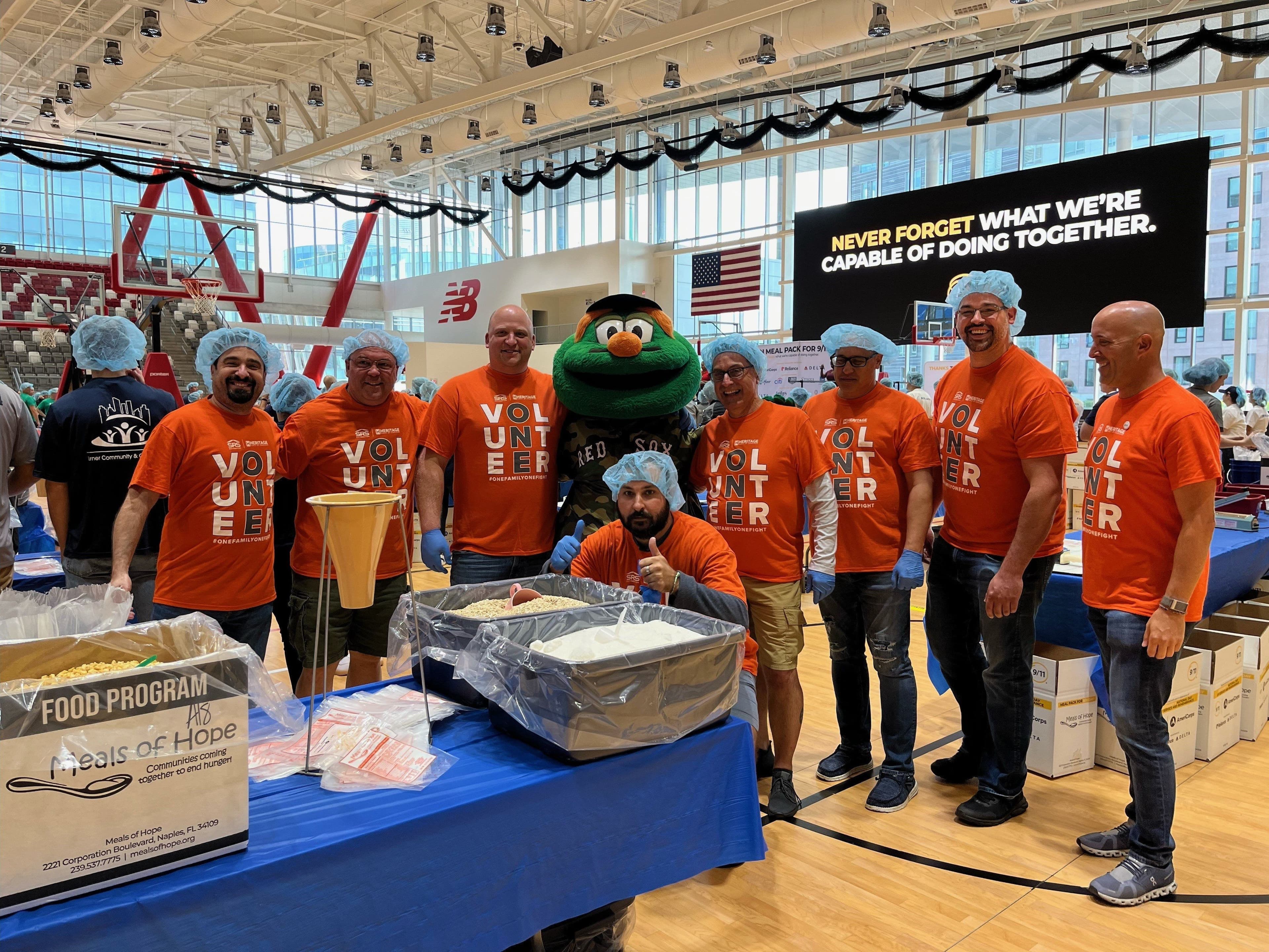 Cheers for 9/11 Day Volunteers